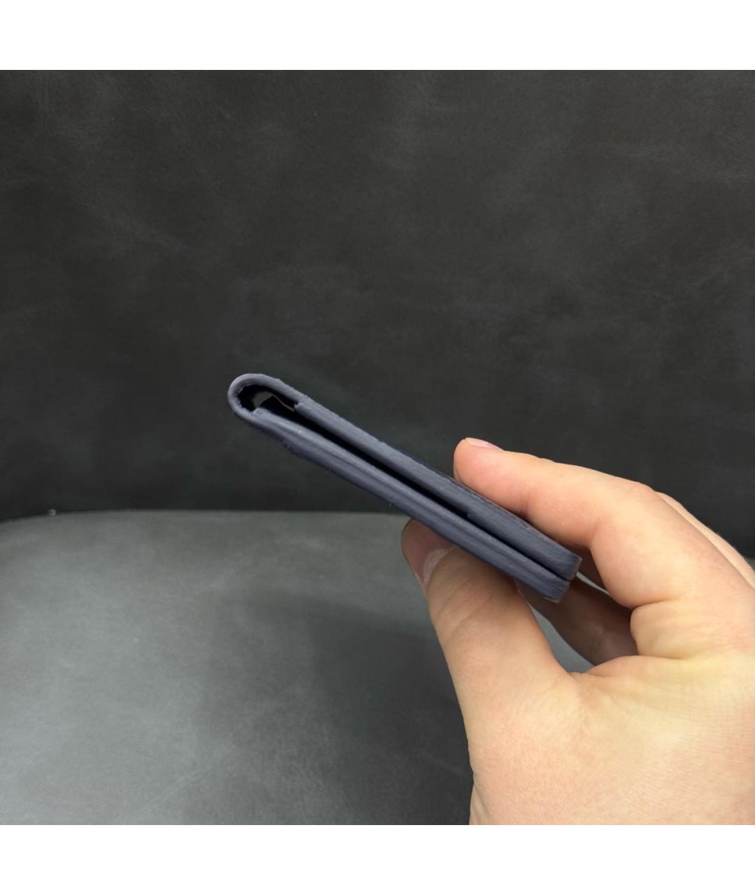 LOUIS VUITTON Темно-синий кожаный кардхолдер, фото 4