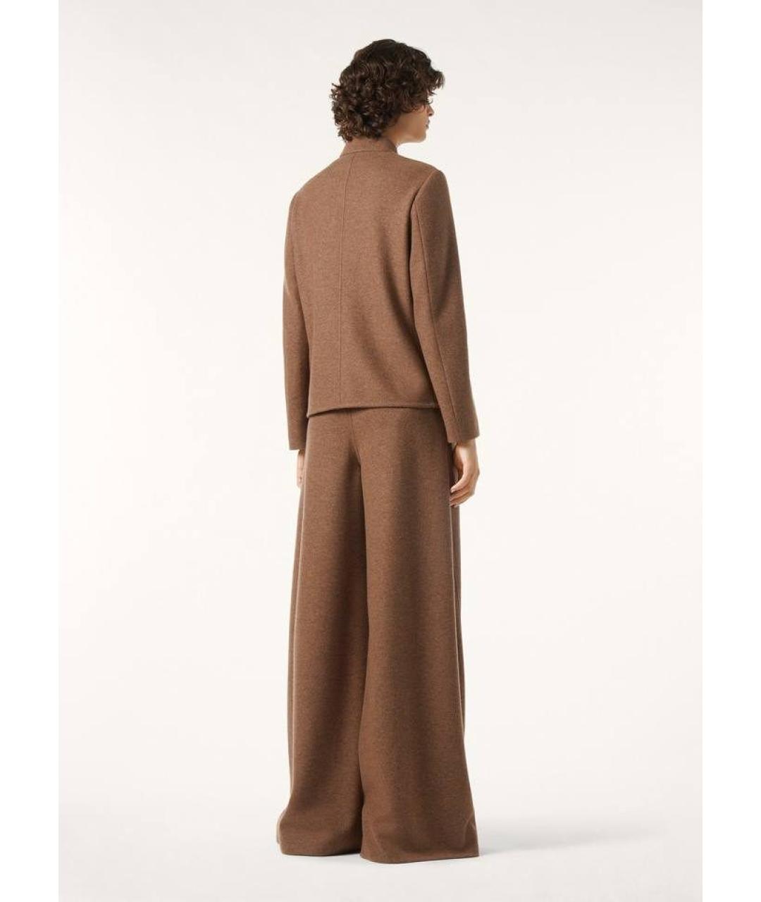 LORO PIANA Коричневый кашемировый жакет/пиджак, фото 3