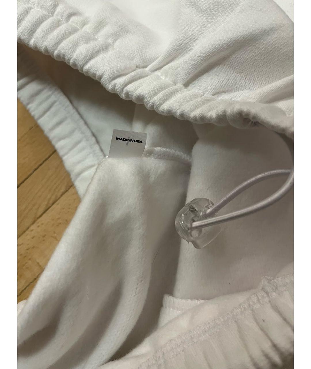 Kanye West Белые хлопковые повседневные брюки, фото 3