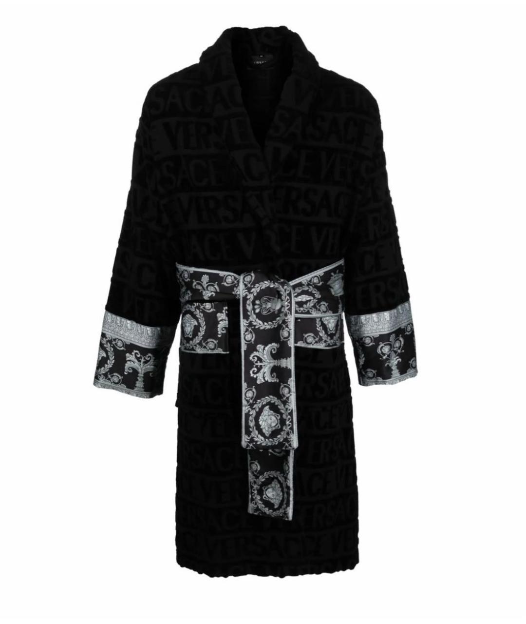 VERSACE Черный халат, фото 8