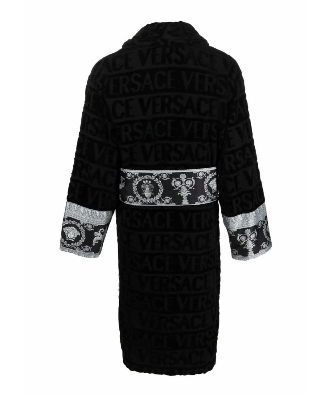 VERSACE Черный халат, фото 2