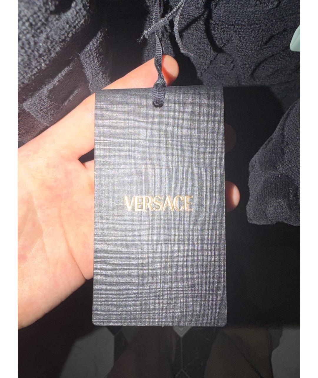 VERSACE Черный халат, фото 5