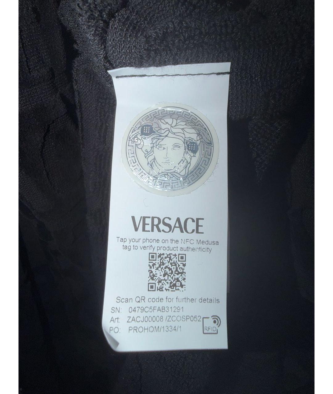 VERSACE Черный халат, фото 7