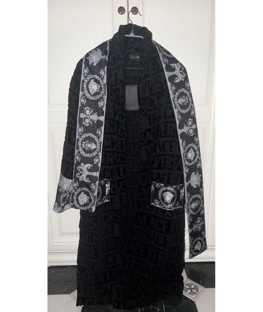 VERSACE Черный халат, фото 4