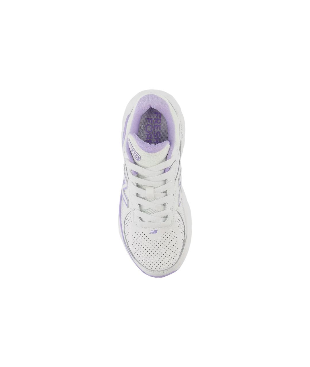 NEW BALANCE Белые кожаные кроссовки, фото 4