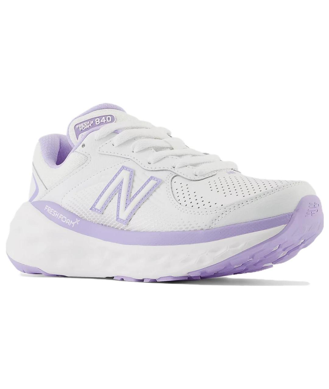 NEW BALANCE Белые кожаные кроссовки, фото 3