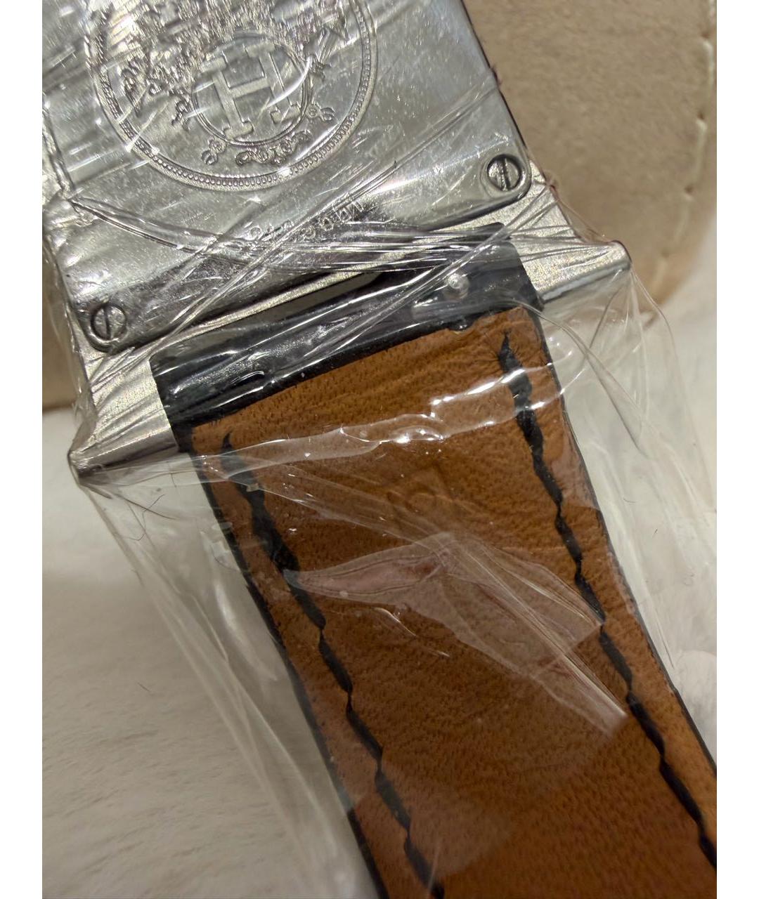 HERMES Черные часы, фото 8