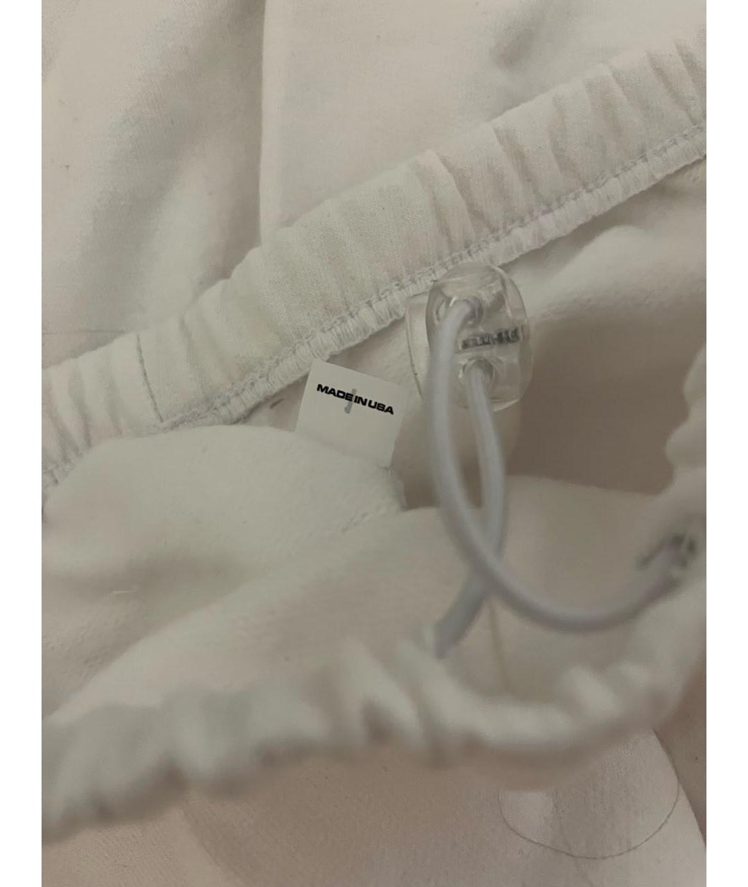 Kanye West Белые хлопковые повседневные брюки, фото 3