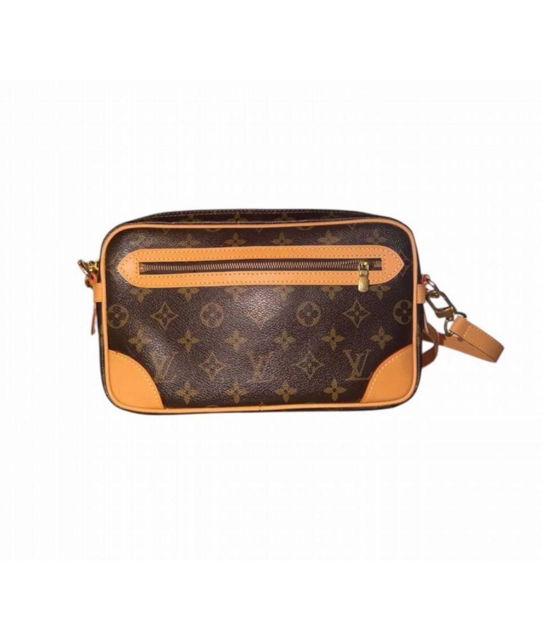 LOUIS VUITTON Коричневая сумка на плечо, фото 8