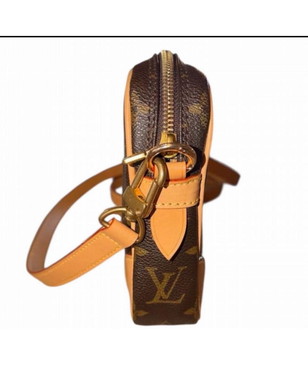 LOUIS VUITTON Коричневая сумка на плечо, фото 3