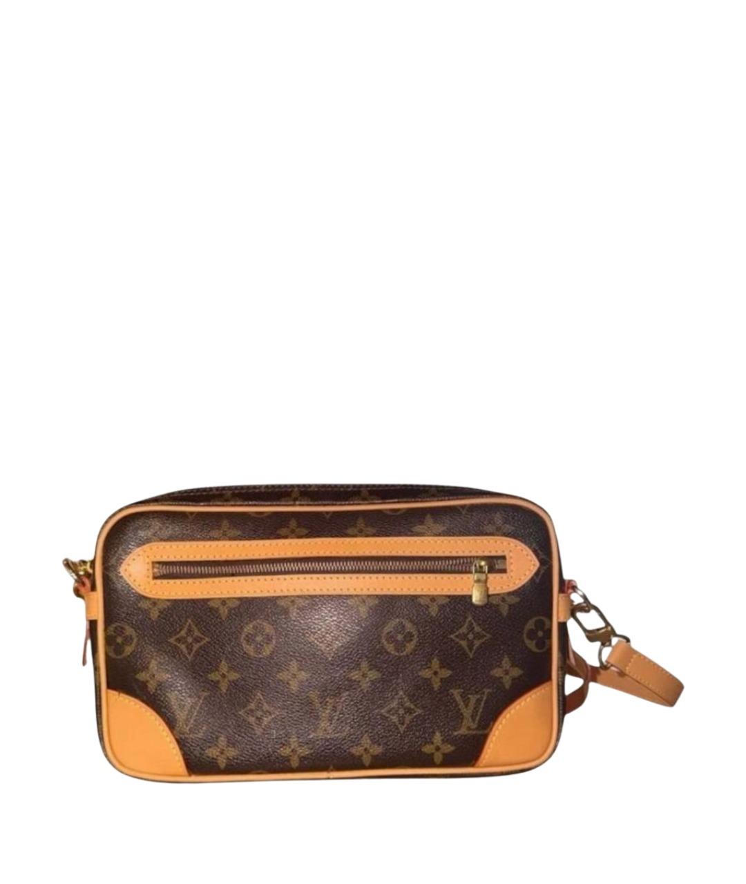 LOUIS VUITTON Коричневая сумка на плечо, фото 9