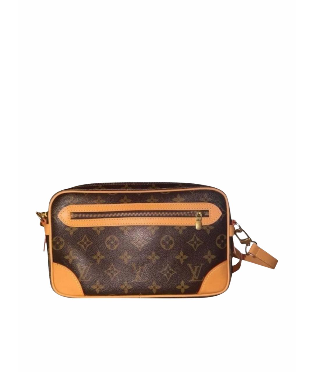 LOUIS VUITTON Коричневая сумка на плечо, фото 1