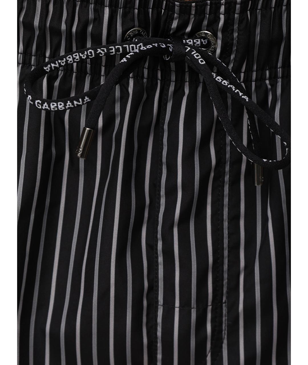 DOLCE&GABBANA Черные полиамидовые шорты, фото 4