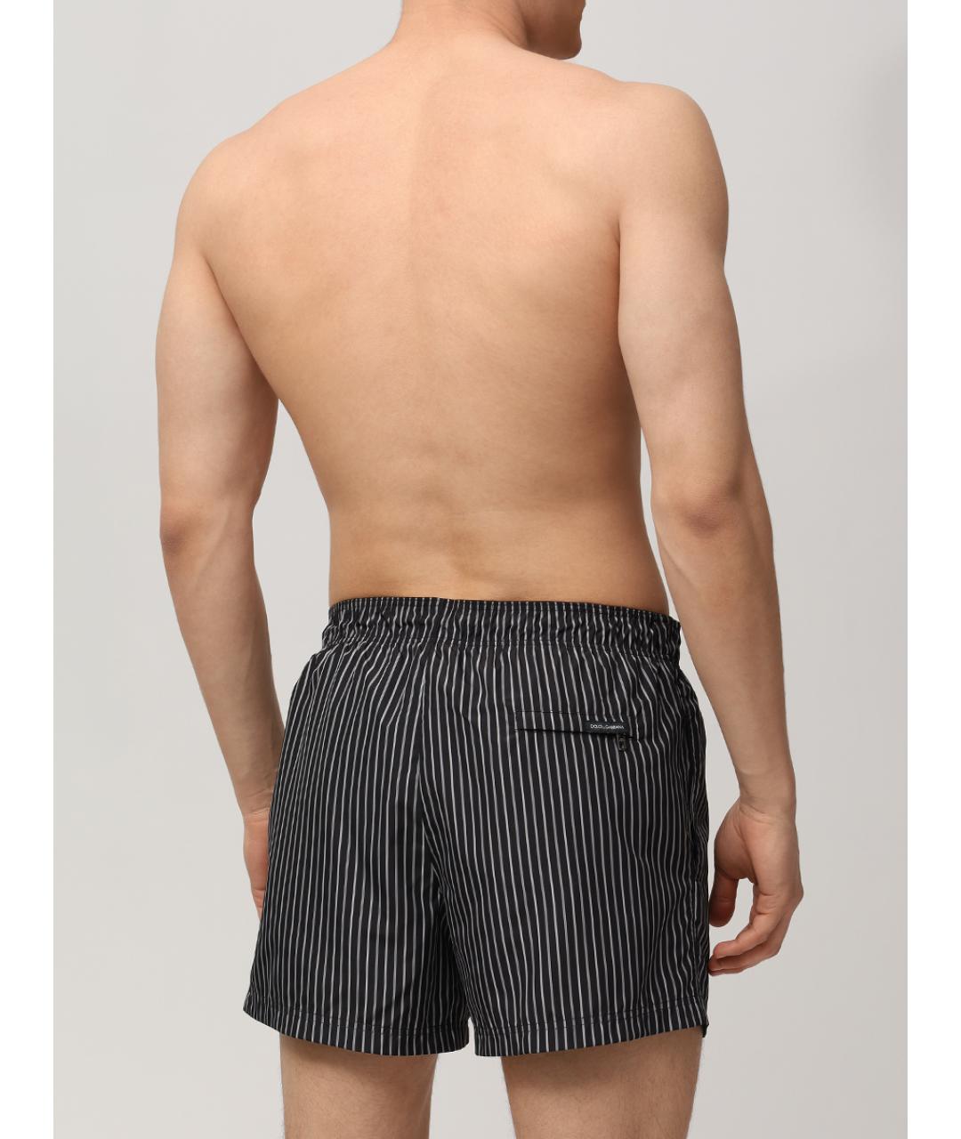 DOLCE&GABBANA Черные полиамидовые шорты, фото 3