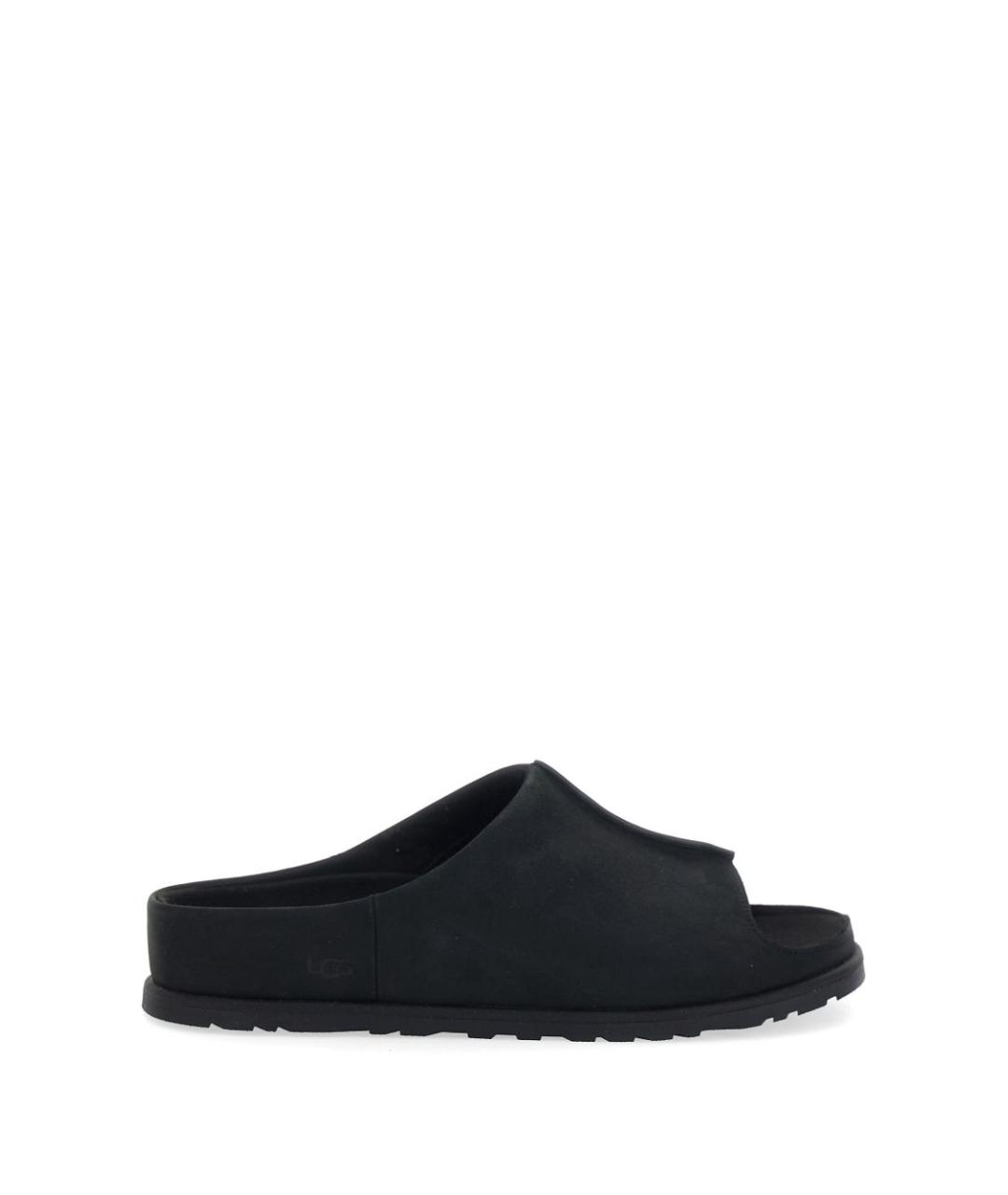 UGG AUSTRALIA Черные замшевые сандалии, фото 1