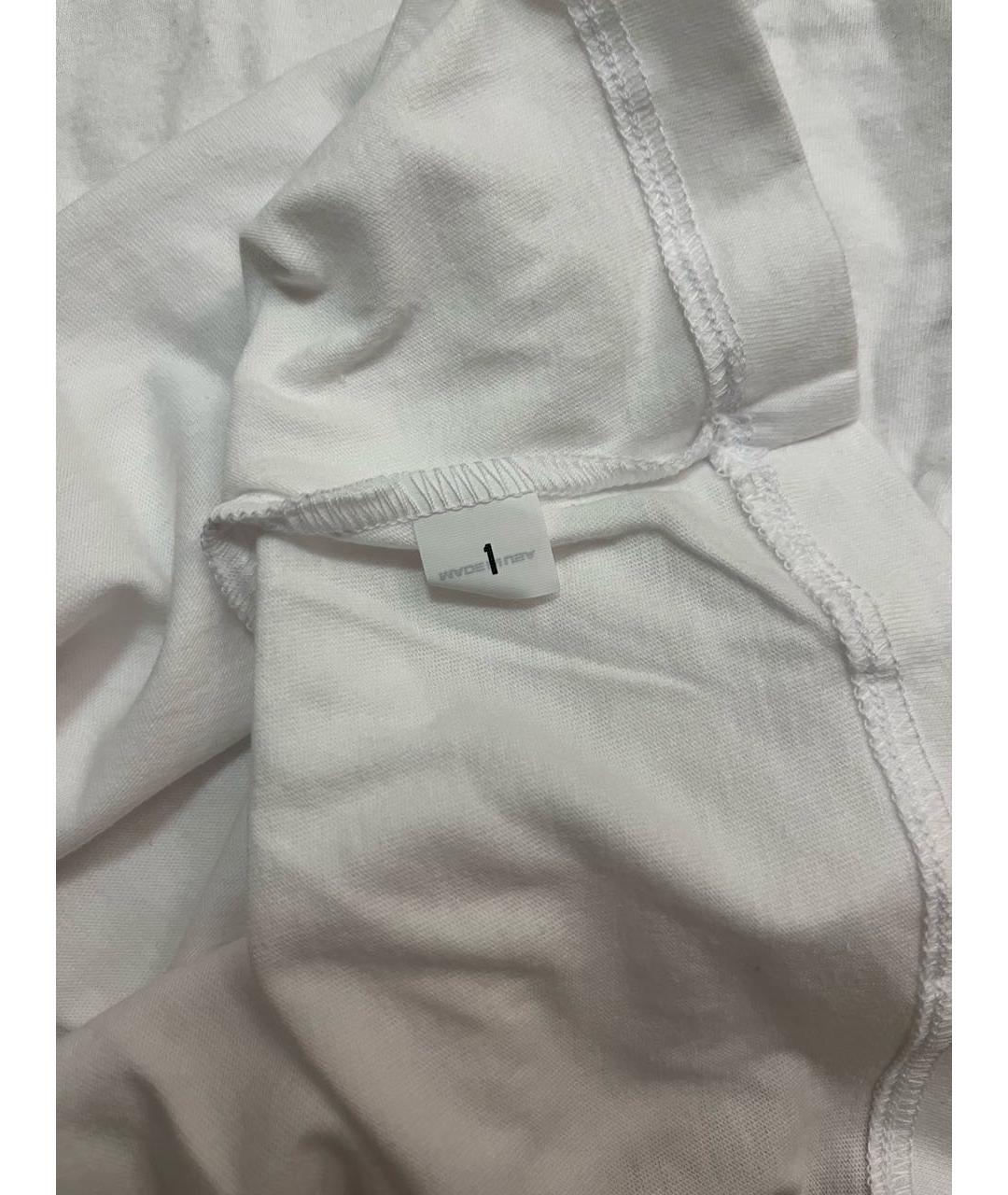 Kanye West Белая хлопковая футболка, фото 2