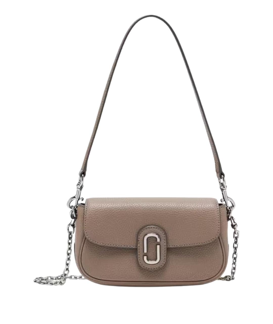 MARC JACOBS Бежевая кожаная сумка через плечо, фото 1