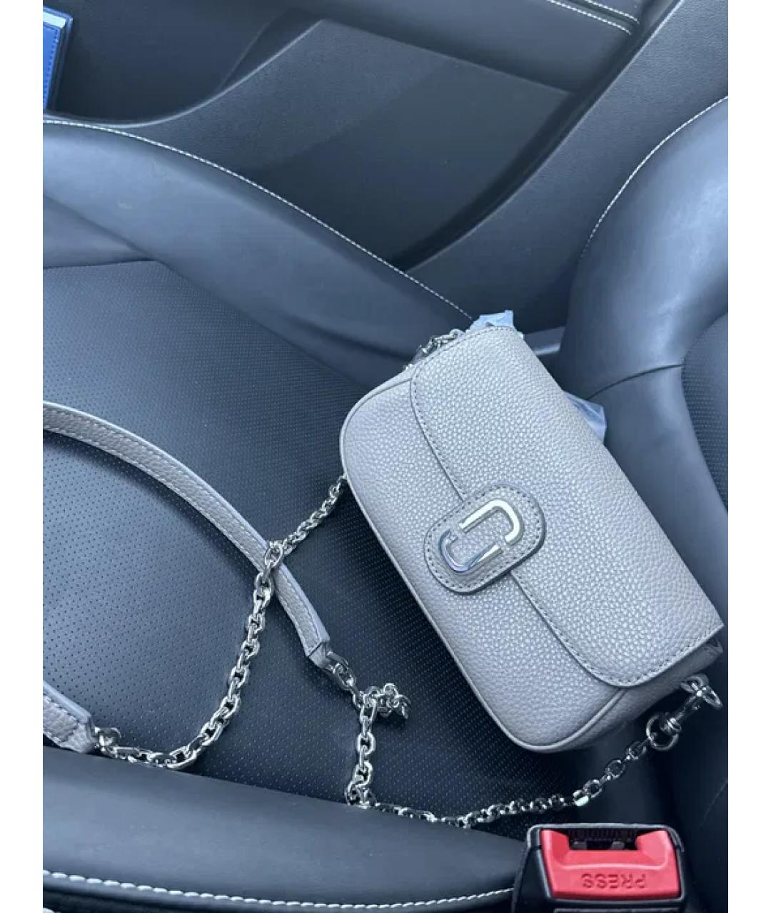 MARC JACOBS Бежевая кожаная сумка через плечо, фото 6