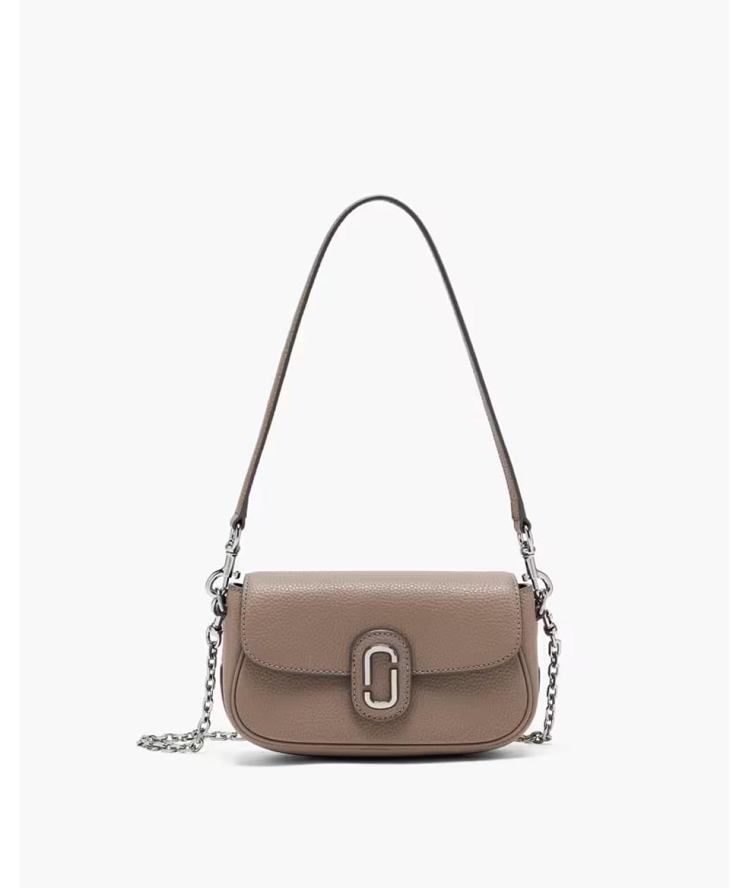 MARC JACOBS Бежевая кожаная сумка через плечо, фото 8