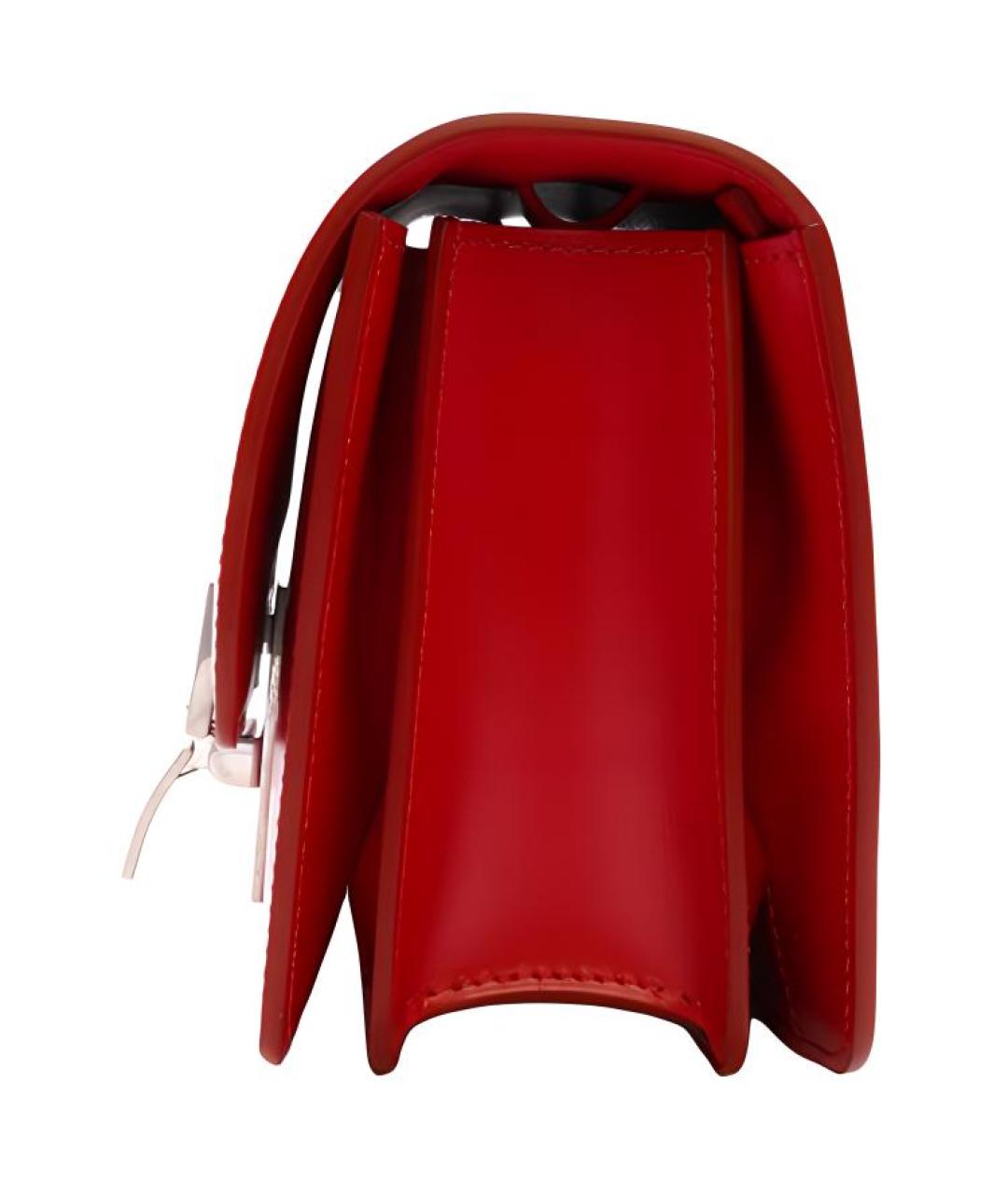 CELINE Красная кожаная сумка через плечо, фото 2