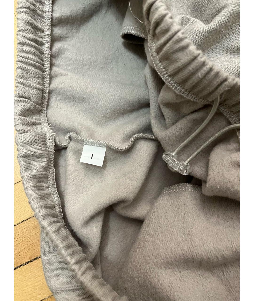 Kanye West Серые хлопковые повседневные брюки, фото 2