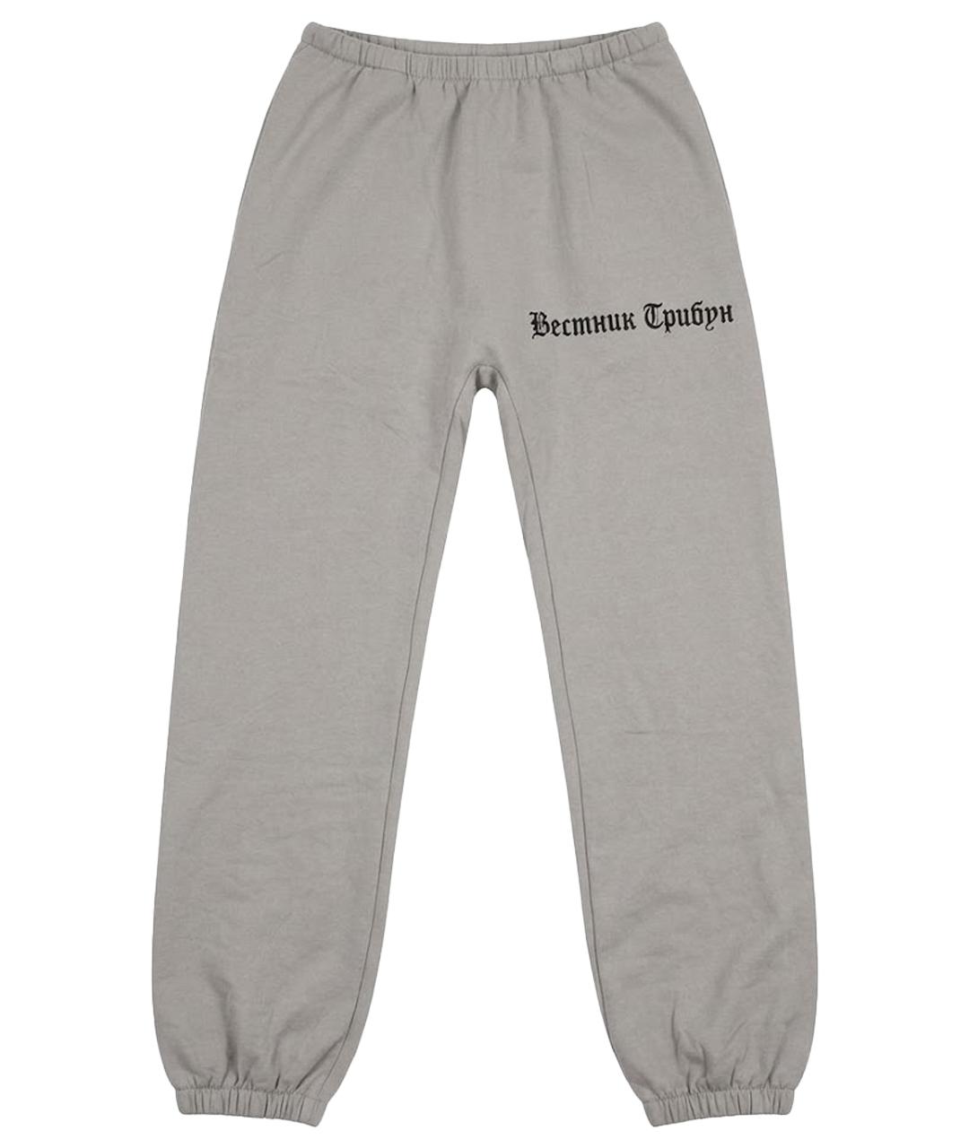 Kanye West Серые хлопковые повседневные брюки, фото 1