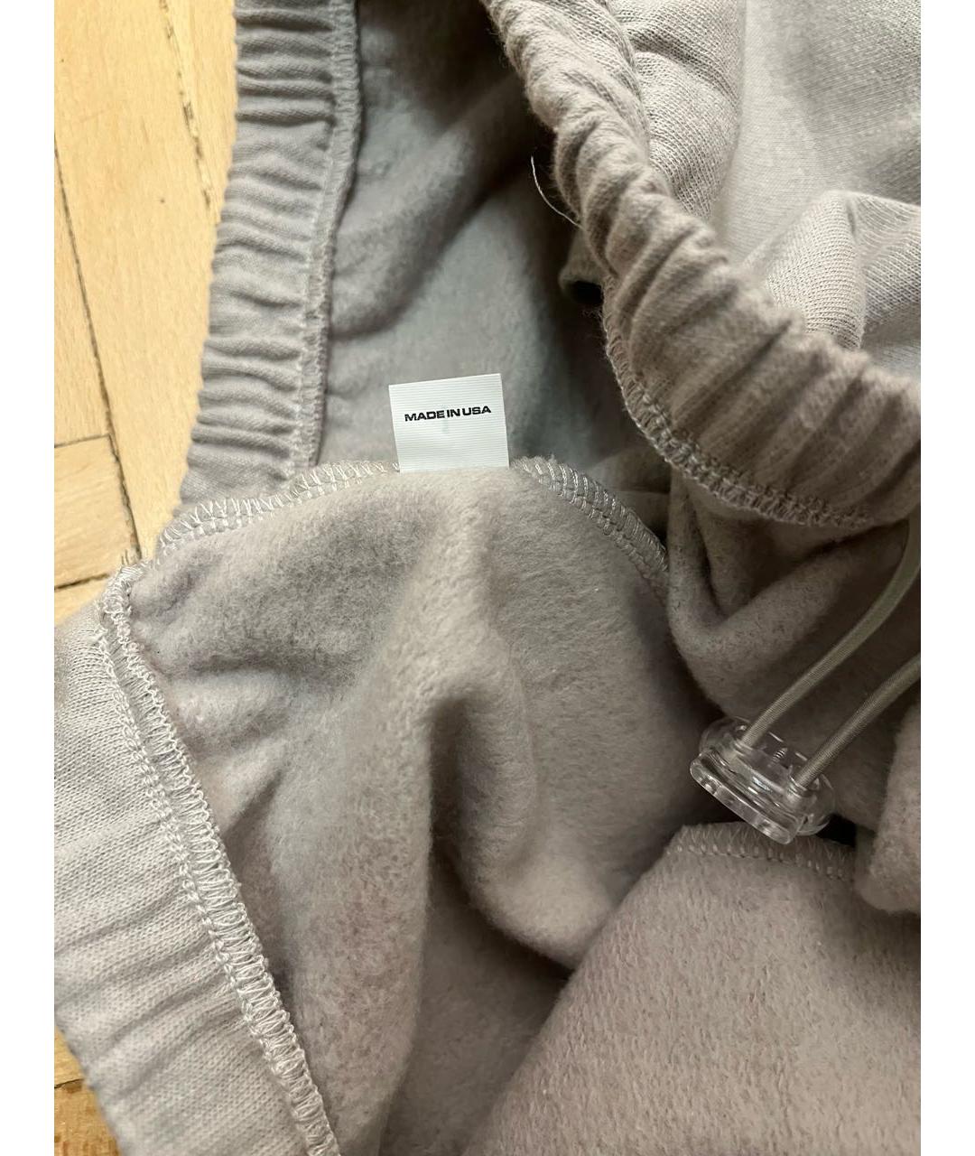 Kanye West Серые хлопковые повседневные брюки, фото 3