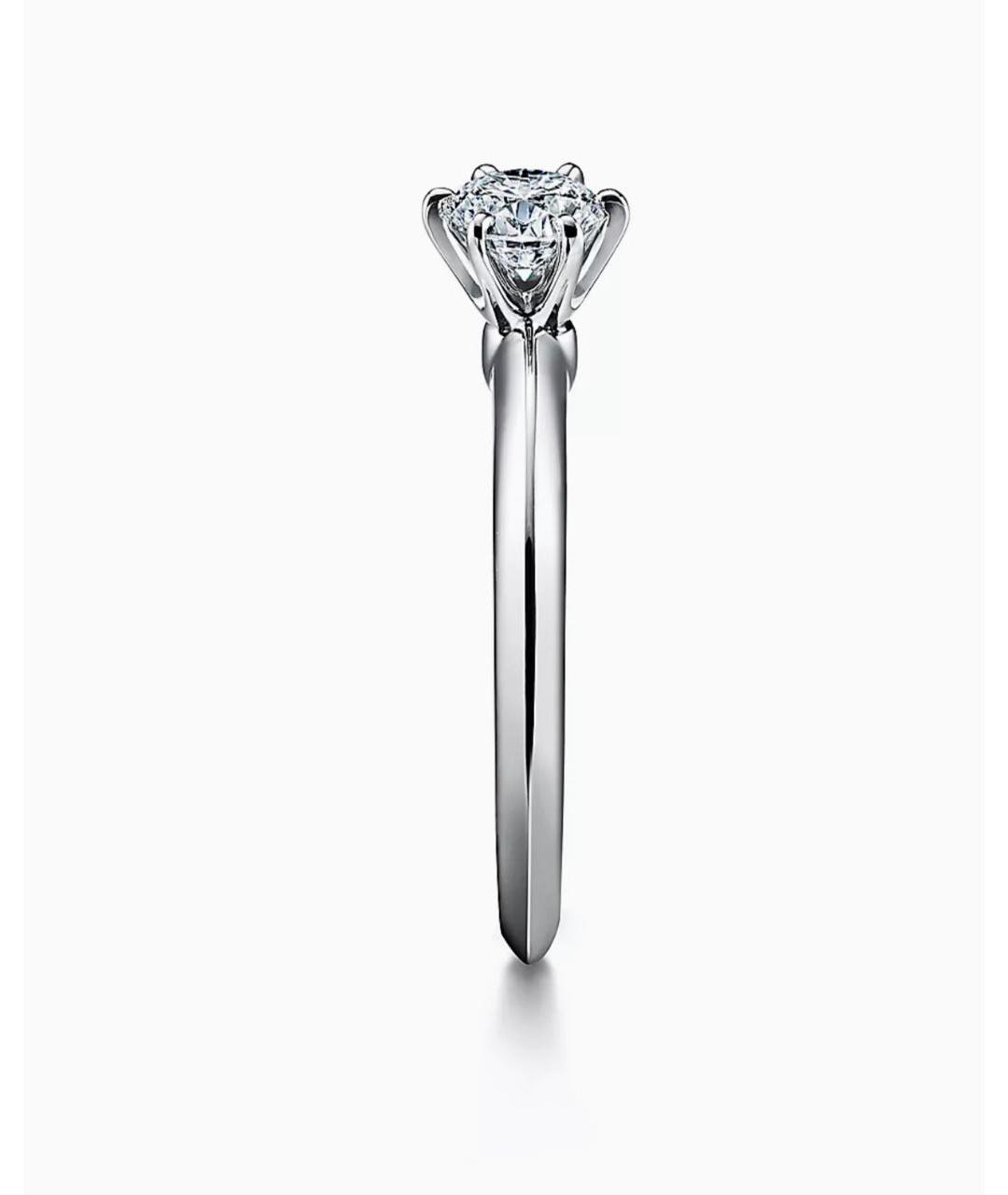 TIFFANY&CO Серебряное платиновое кольцо, фото 4