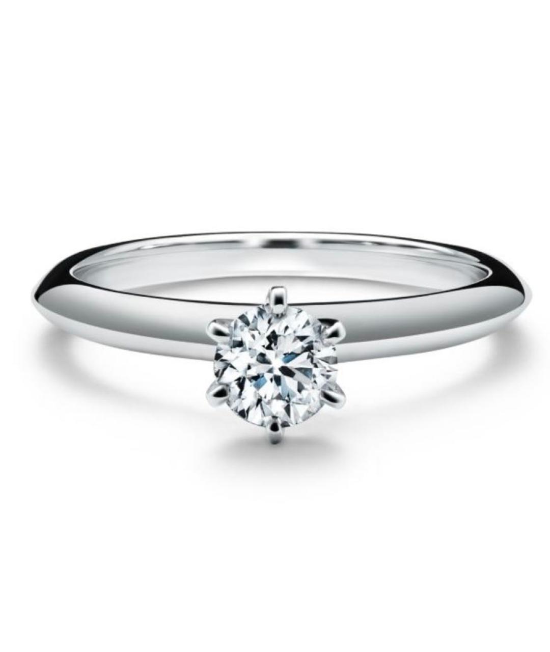 TIFFANY&CO Серебряное платиновое кольцо, фото 5