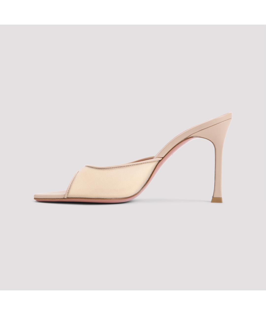 Amina Muaddi Кожаные мюли, фото 3