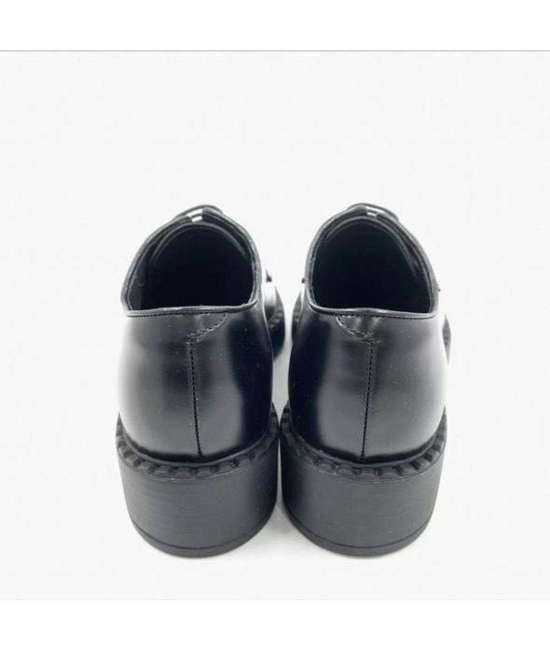 PRADA Черные кожаные ботильоны, фото 4