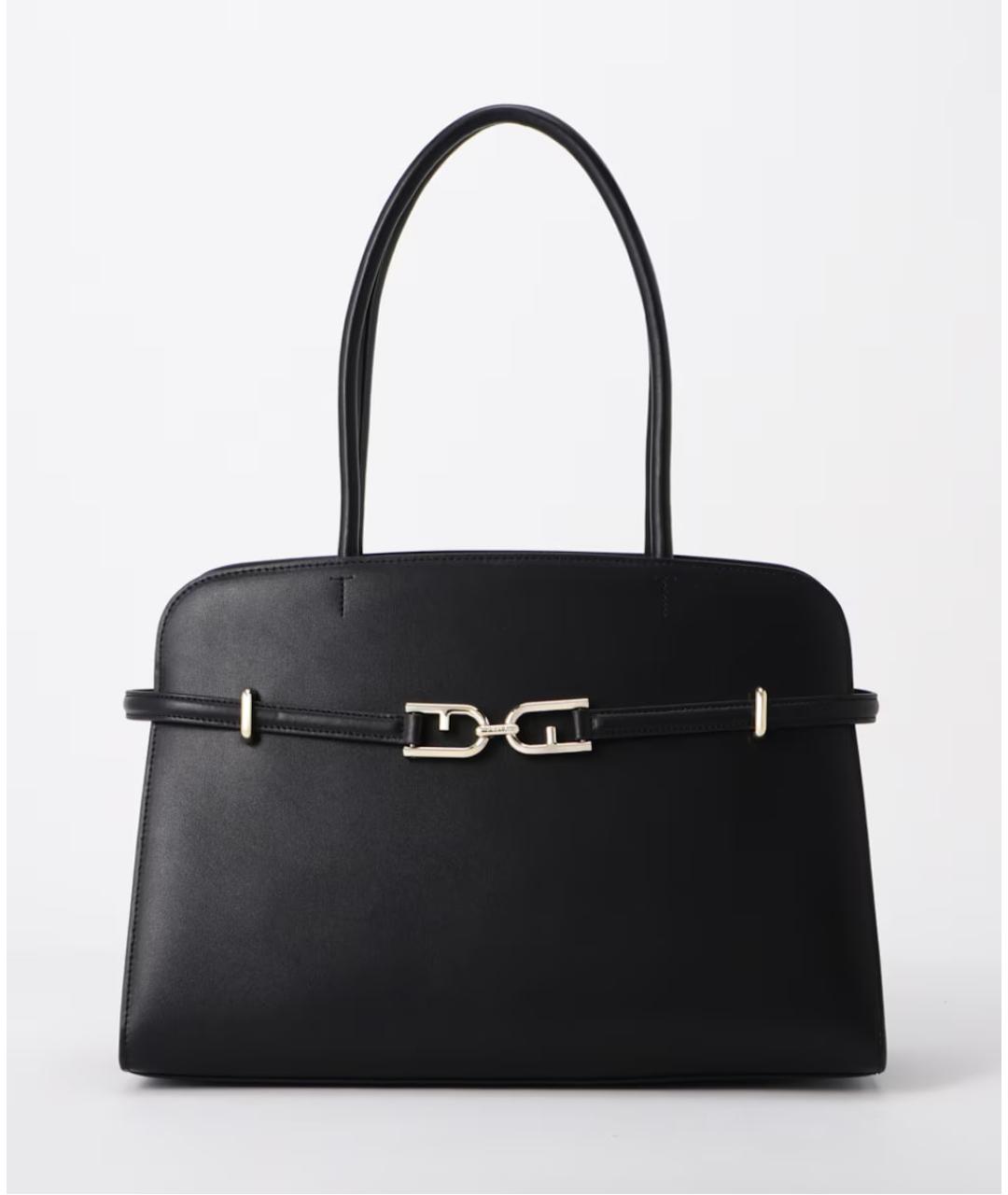 FURLA Черная кожаная сумка тоут, фото 7