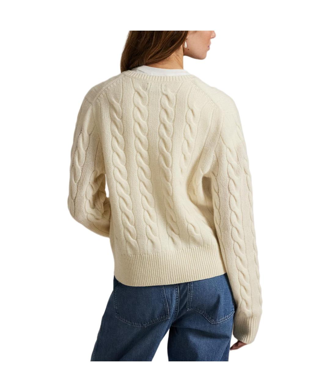 POLO RALPH LAUREN Белый кардиган, фото 4