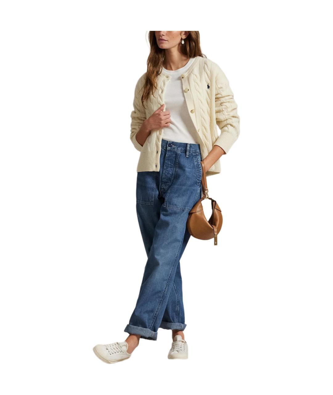 POLO RALPH LAUREN Белый кардиган, фото 3