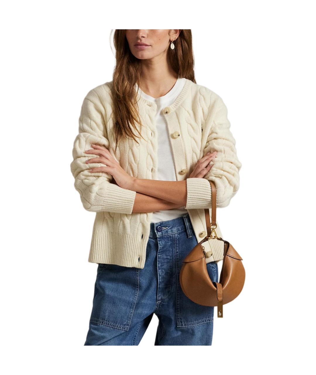 POLO RALPH LAUREN Белый кардиган, фото 2