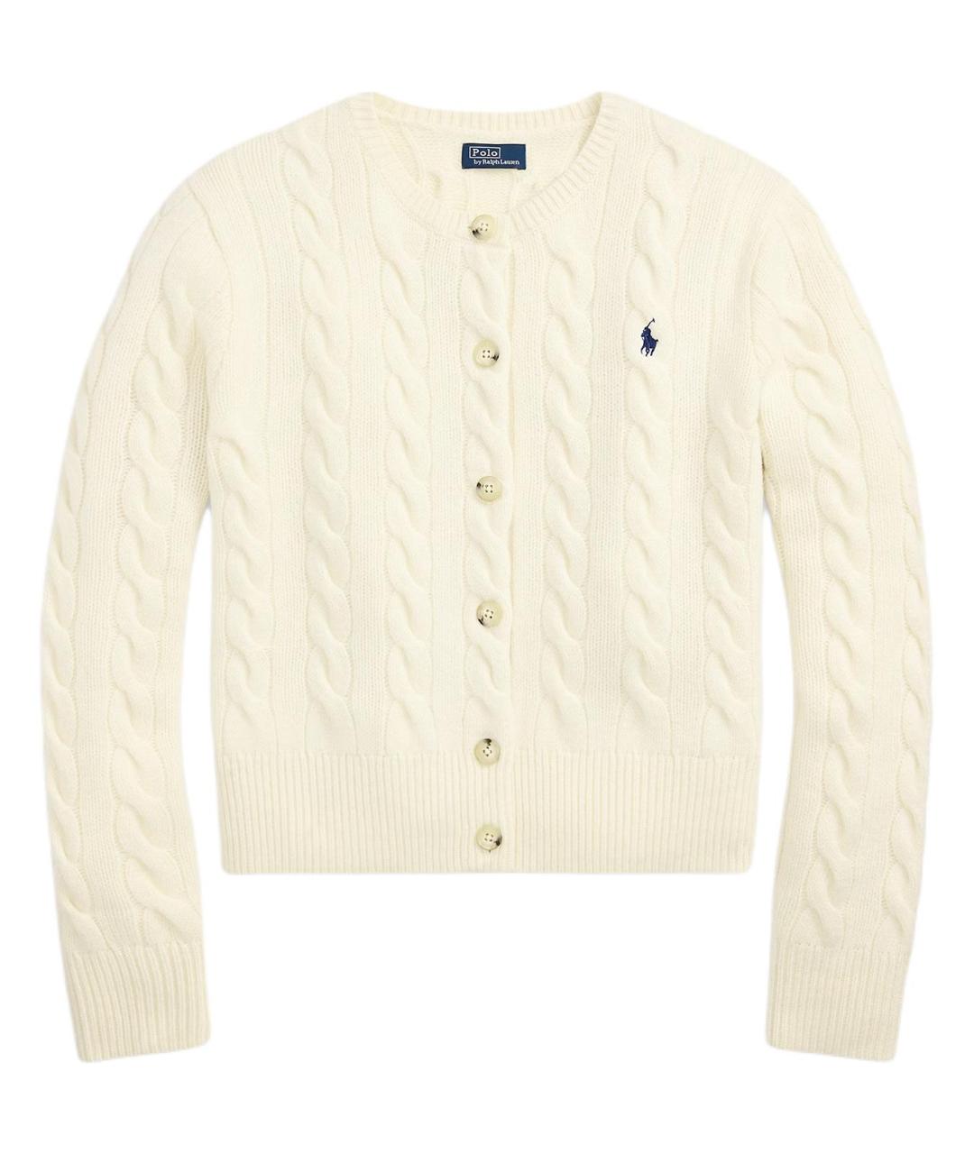 POLO RALPH LAUREN Белый кардиган, фото 1