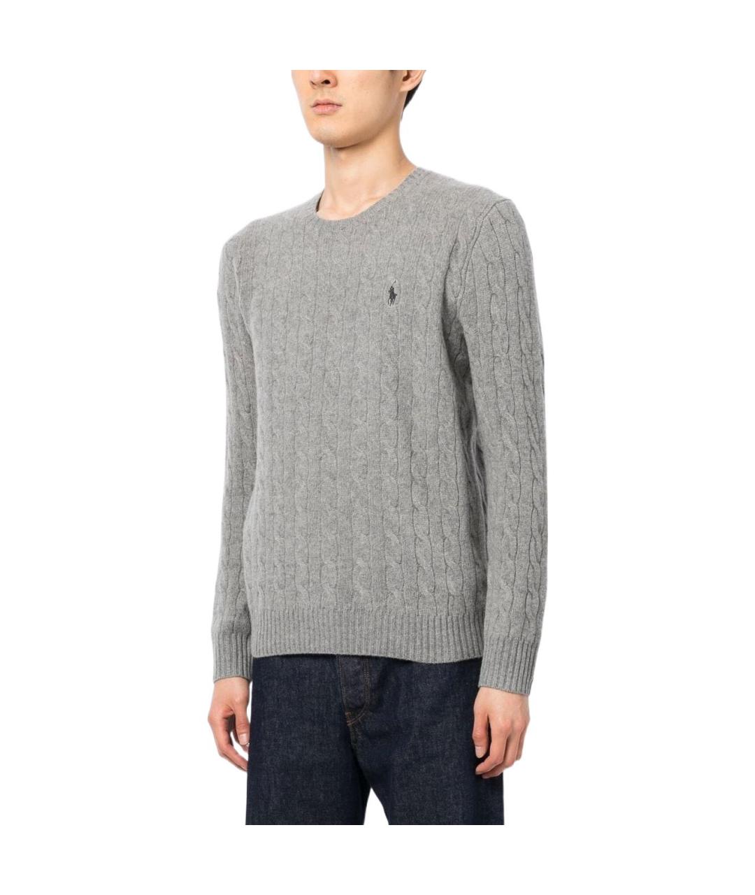 POLO RALPH LAUREN Серый джемпер / свитер, фото 5