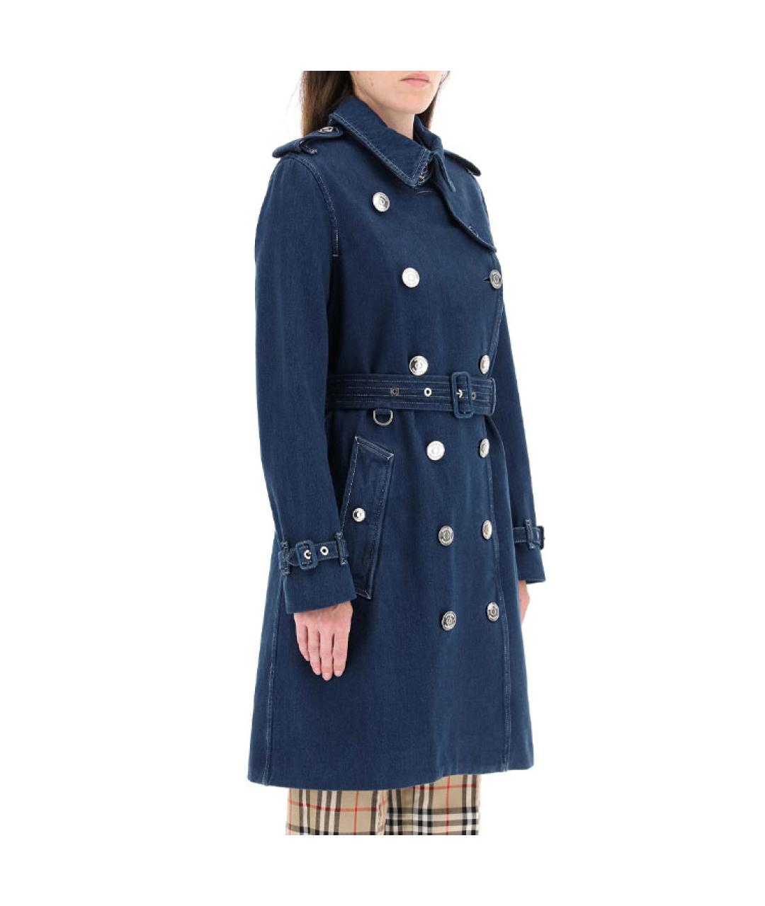 BURBERRY Синий тренч/плащ, фото 4