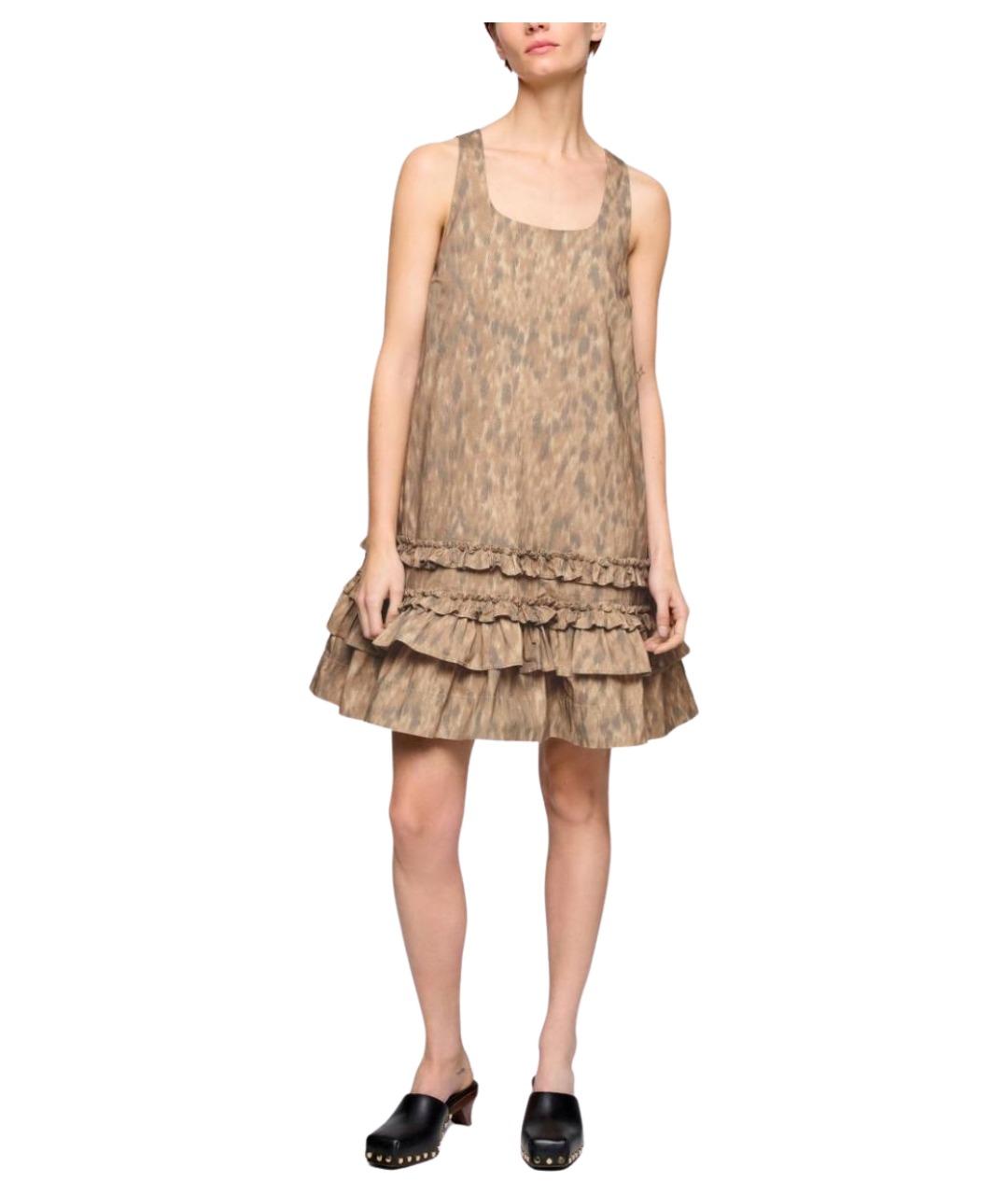 GANNI Мульти хлопковое повседневное платье, фото 5