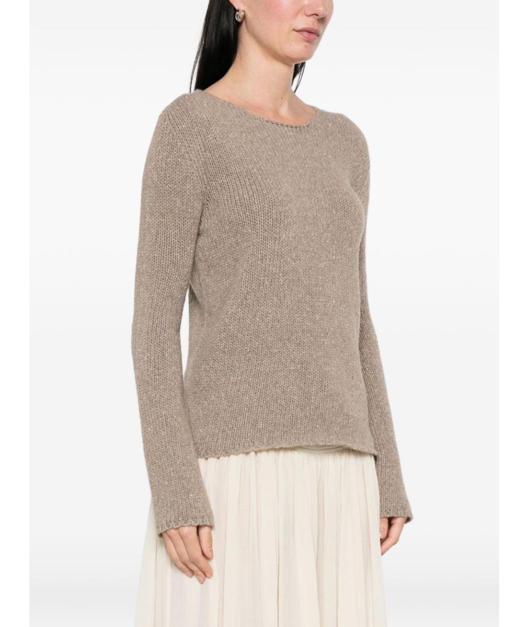 THE ROW Бежевый кашемировый джемпер / свитер, фото 2