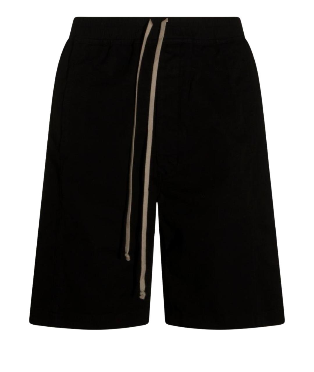 RICK OWENS DRKSHDW Черные хлопковые шорты, фото 1