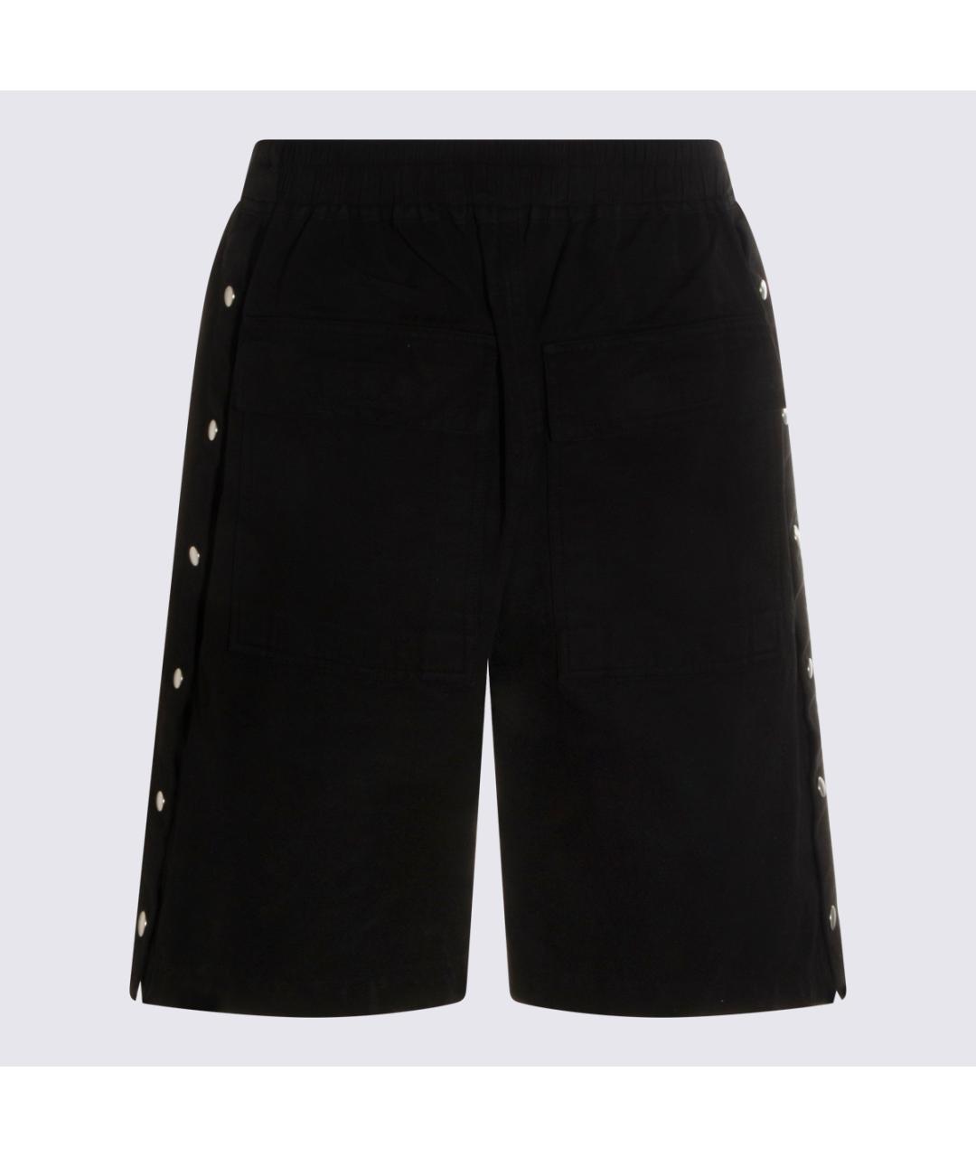RICK OWENS DRKSHDW Черные хлопковые шорты, фото 2