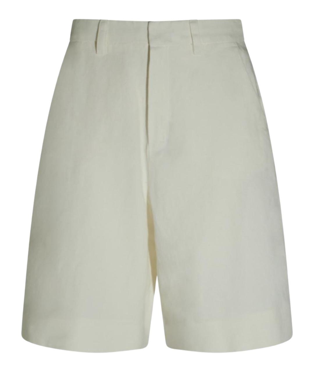 'S MAX MARA Белые хлопковые шорты, фото 1