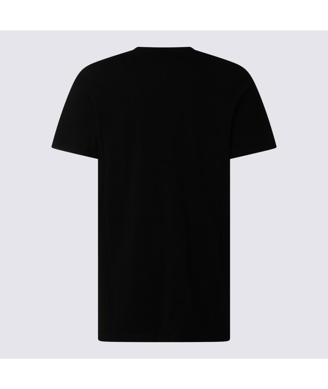 RICK OWENS DRKSHDW Черная хлопковая футболка, фото 2