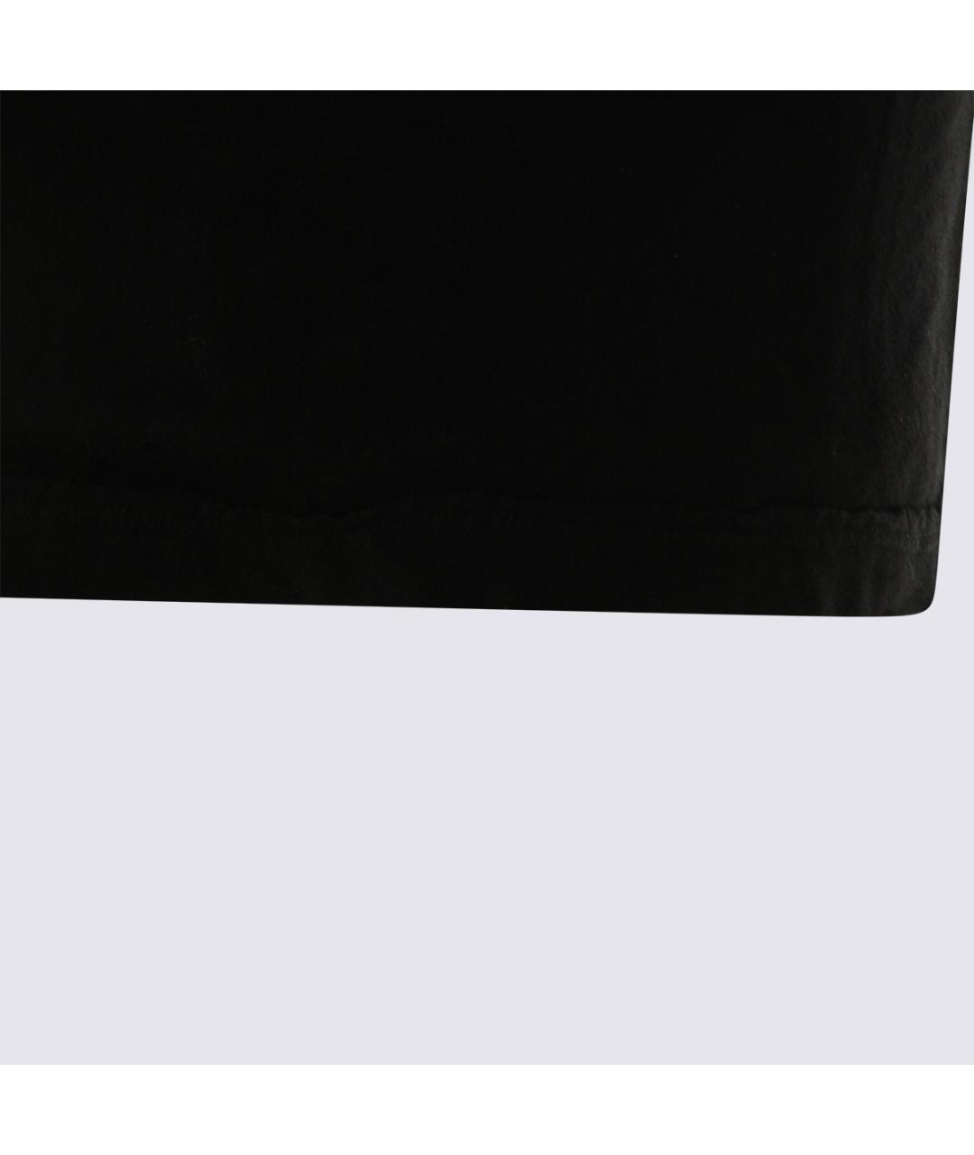 RICK OWENS DRKSHDW Черная хлопковая футболка, фото 3