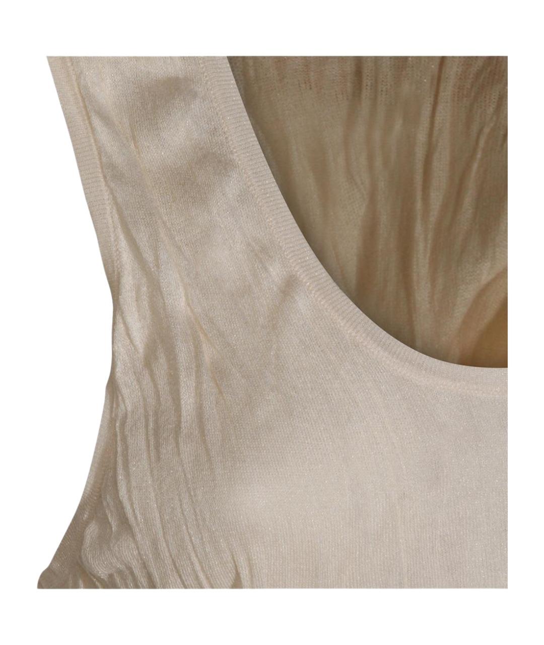 TOTEME Бежевая майка, фото 3