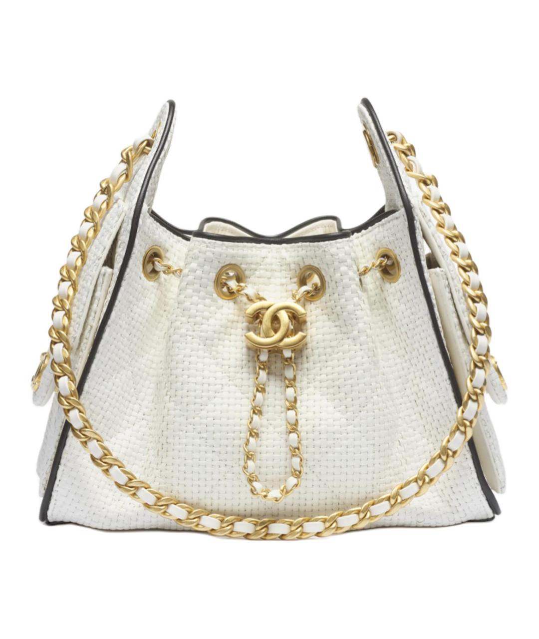 CHANEL Белая сумка через плечо, фото 1
