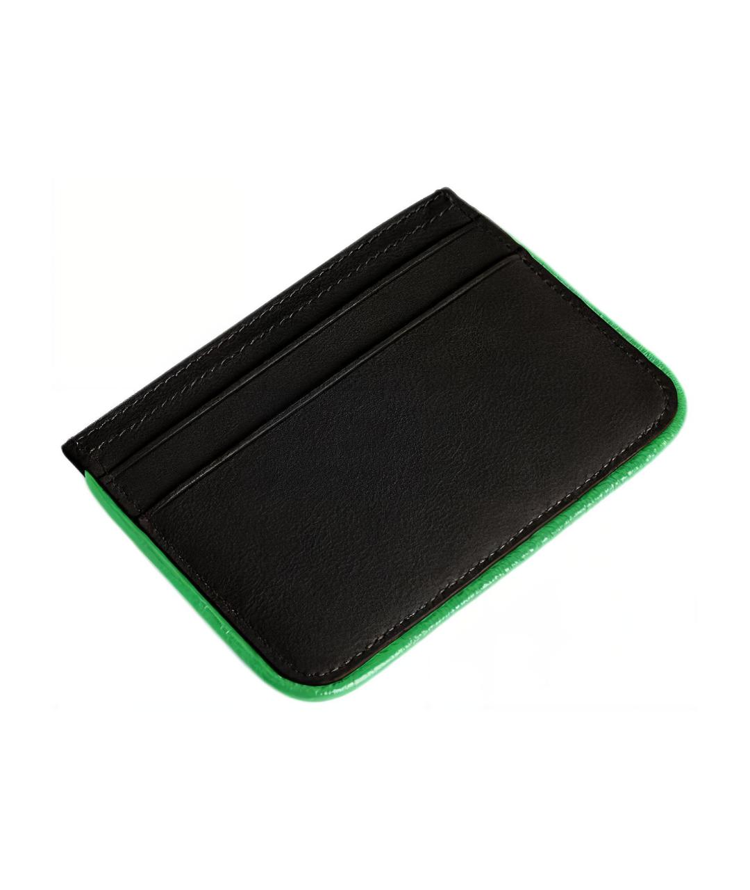 BALENCIAGA Черный кожаный кардхолдер, фото 2