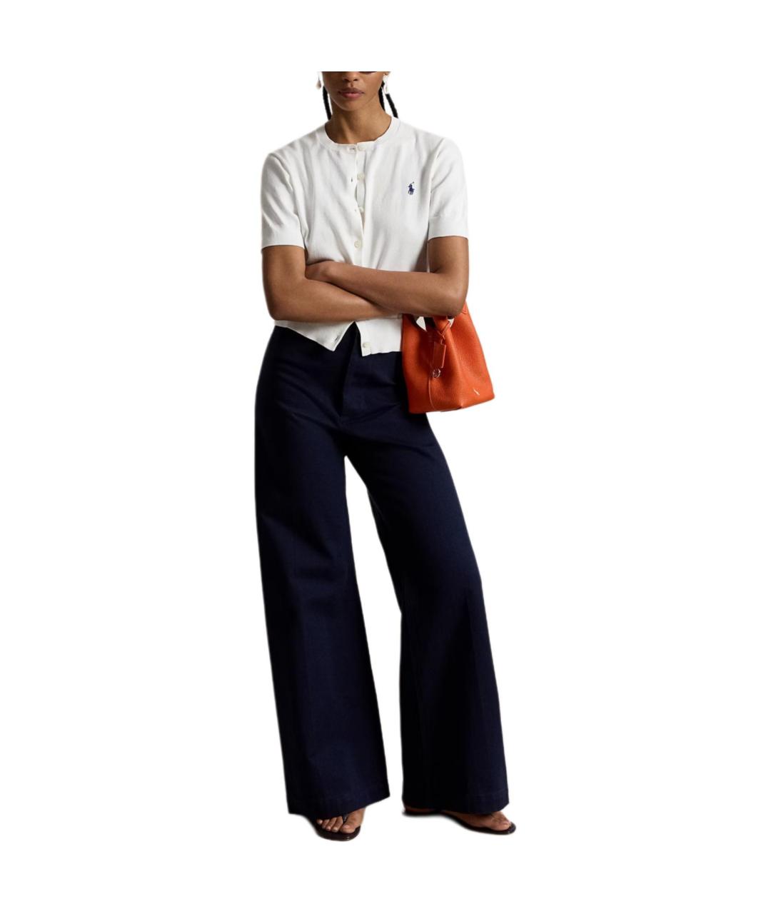 POLO RALPH LAUREN Белый джемпер / свитер, фото 4