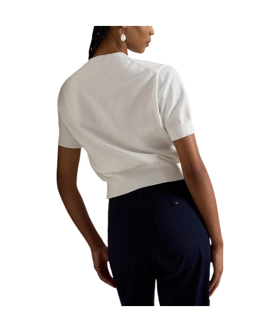 POLO RALPH LAUREN Белый джемпер / свитер, фото 3